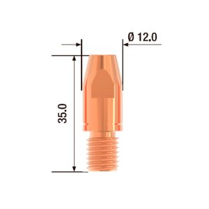 FUBAG Контактный наконечник M10х35 мм CuCrZr D=1.4 мм (25 шт.) в Иркутске фото