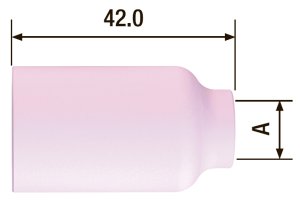 FUBAG Сопло керамическое для газовой линзы №7 ф11 FB TIG 17-18-26 (2 шт.) в Иркутске фото