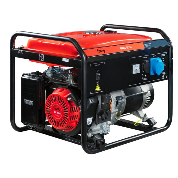 Бензиновый генератор FUBAG PRG 5000 + Комплект колес и ручек для электростанций в ПОДАРОК в Иркутске фото