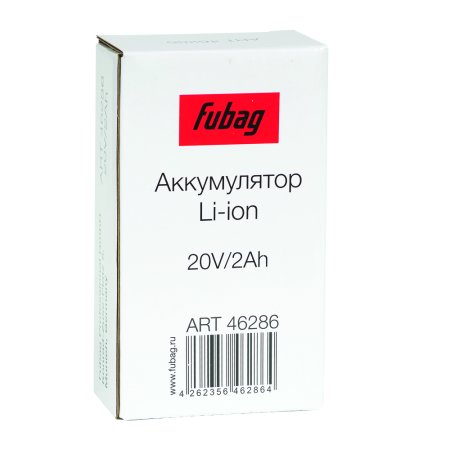 Аккумуляторная батарея FLI5S1P1202 Li-ion к бензиновым газонокосилкам FUBAG с электростартером и минирайдеру (20V/2Ah) в Иркутске фото