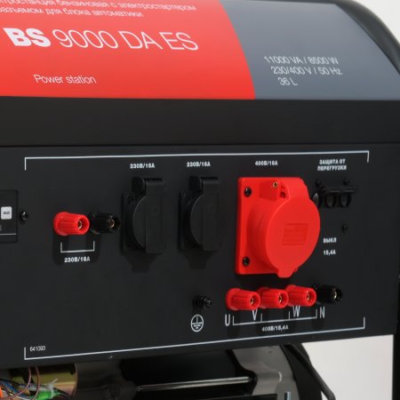 Бензиновый генератор FUBAG BS 9000 DA ES (трехфазный) с электростартером и коннектором автоматики в Иркутске фото