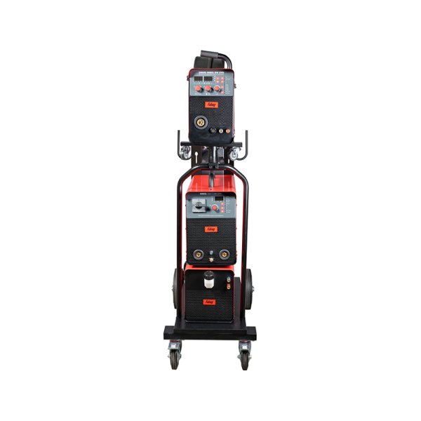 Полуавтомат сварочный FUBAG INMIG 500T DW SYN + подающий механизм DRIVE INMIG DW SYN + шланг-пакет 5 метров 70 мм2 14 pol с жидкостным охлаждением для INMIG 500T DW SYN + горелка FB 500 3m + блок жидкостного охлаждения Cool 70 + тележка для аппаратов в Иркутске фото