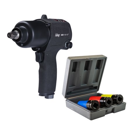 FUBAG Пневмогайковерт IWM 1100 1/2 дюйма + Набор торцевых ударных головок 1/2 дюйма 17-19-21 мм в ПОДАРОК FUBAG Пневмогайковерт IWM 1100 1/2 дюйма + Набор торцевых ударных головок 1/2 дюйма 17-19-21 мм в ПОДАРОК