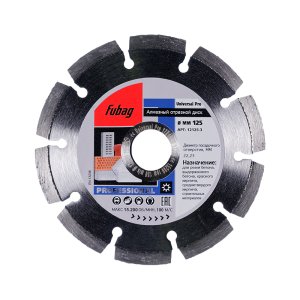 Алмазный отрезной диск FUBAG Universal Pro диам. 125/22.2 в Иркутске фото