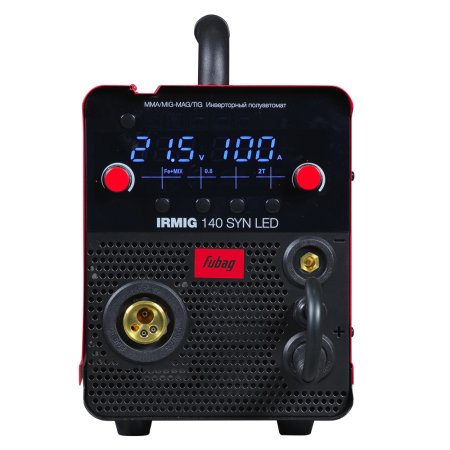 Полуавтомат сварочный инверторный FUBAG IRMIG 140 SYN LED с горелкой 150 А в комплекте в Иркутске фото