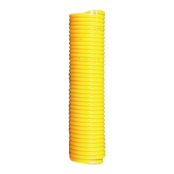 Шланг спиральный FUBAG с фитингами рапид, полиуретан, 15 бар, 6 x 10 мм, 10 м в Иркутске фото