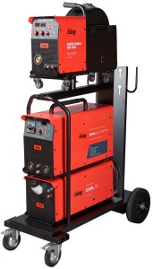 Сварочный полуавтомат INMIG 500T DW SYN + Подающий механизм DRIVE INMIG DW SYN + Шланг-пакет 5 м + Горелка FB 500 3 м + Блок жидкостного охлаждения + Тележка в Иркутске фото
