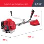 FUBAG Бензиновый триммер FPT 52 + Триммерная леска  сечение витой квадрат L 130 м * 2.4 мм в ПОДАРОК в Иркутске фото