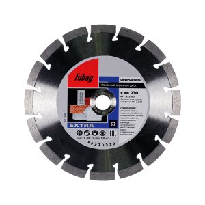 Алмазный отрезной диск FUBAG Universal Extra_ диам. 230/22.2 в Иркутске фото