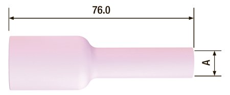 FUBAG Сопло керамическое для газовой линзы №6L ф10 FB TIG 17-18-26 (2 шт.) в Иркутске фото