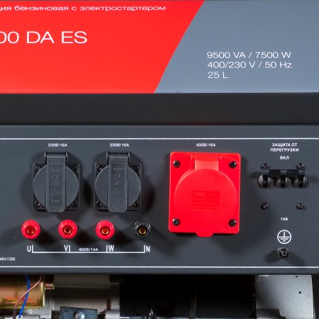 Бензиновый генератор FUBAG BS 8000 DA ES (трехфазный) с электростартером и коннектором автоматики в Иркутске фото