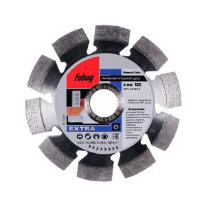 Алмазный отрезной диск FUBAG Universal Extra D125 мм/ 22.2 мм в Иркутске фото
