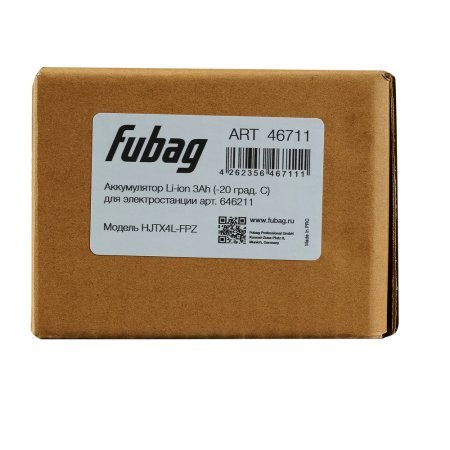 Аккумулятор FUBAG li-ion 3Ah для инверторного генератора TI 11000 A ES (арт. 646211) купить в Иркутске