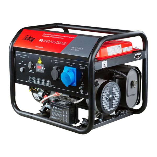 Бензиновый генератор FUBAG BS 3500 A ES DUPLEX в Иркутске фото